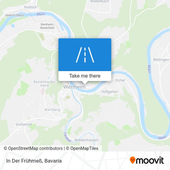 In Der Frühmeß map