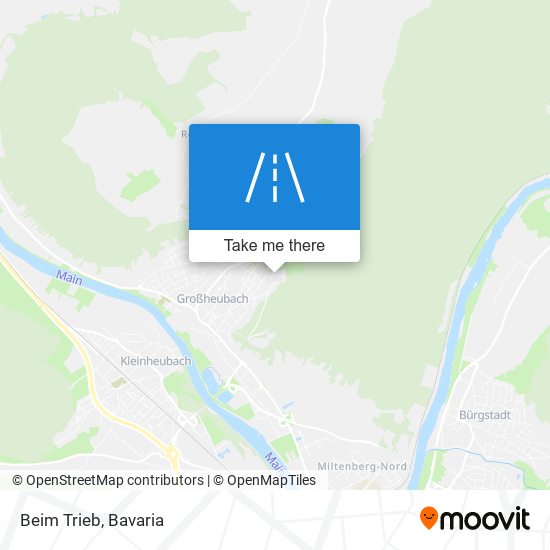 Beim Trieb map