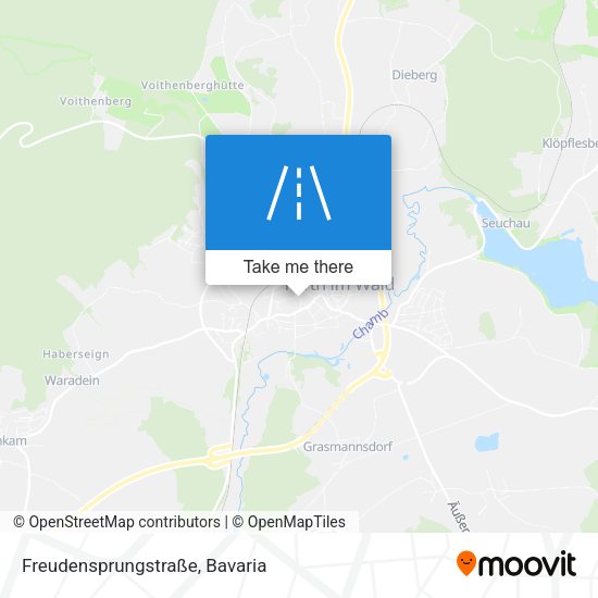 Freudensprungstraße map