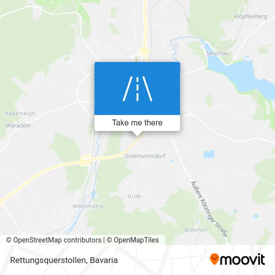 Rettungsquerstollen map