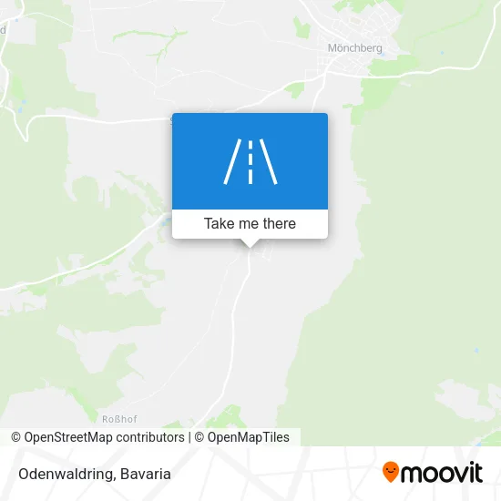 Карта Odenwaldring