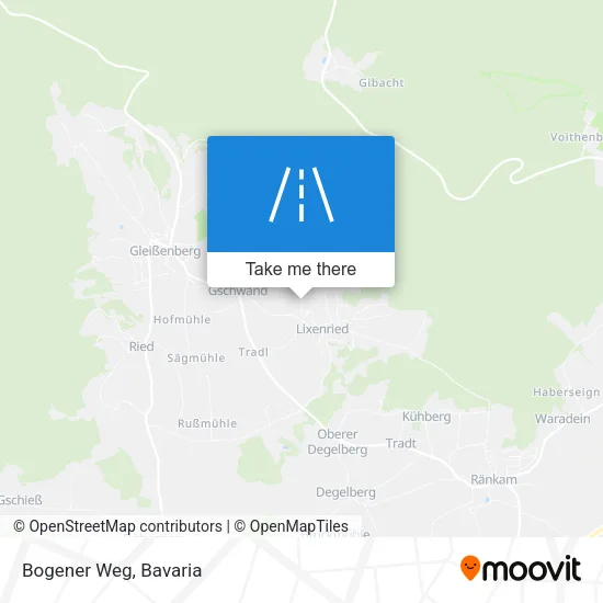 Карта Bogener Weg