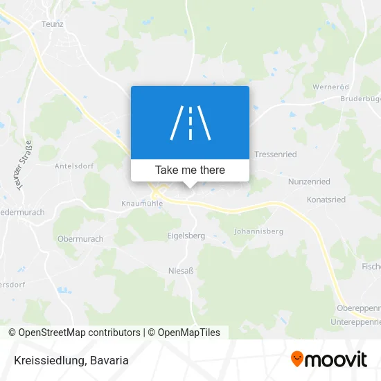Карта Kreissiedlung