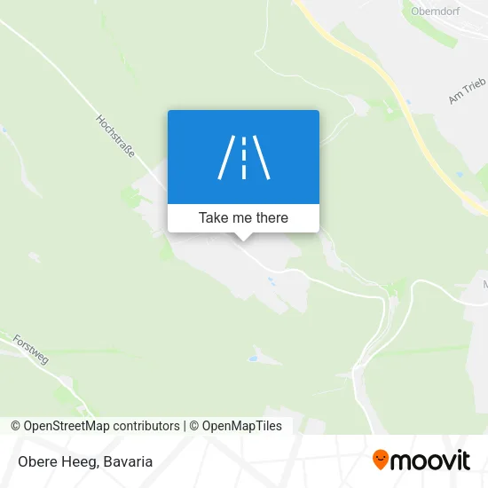 Карта Obere Heeg