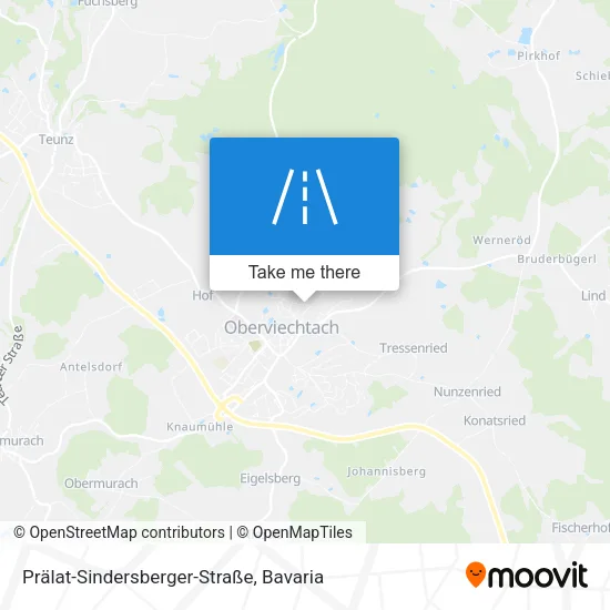 Карта Prälat-Sindersberger-Straße