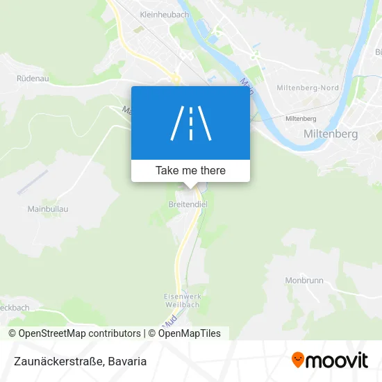 Карта Zaunäckerstraße