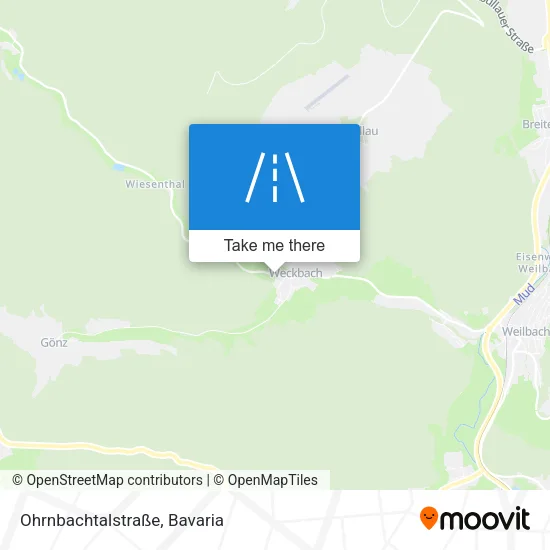 Ohrnbachtalstraße map
