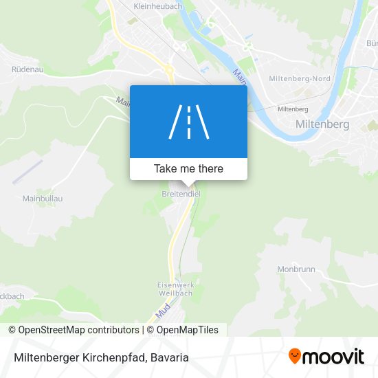 Miltenberger Kirchenpfad map