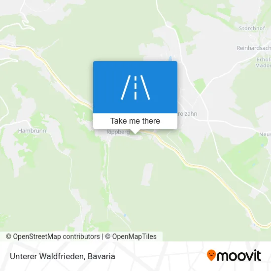 Карта Unterer Waldfrieden