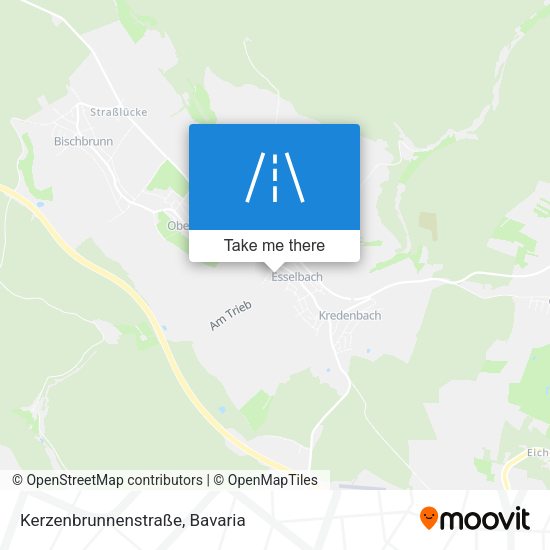 Kerzenbrunnenstraße map
