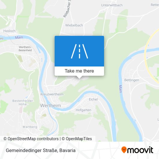 Gemeindedinger Straße map