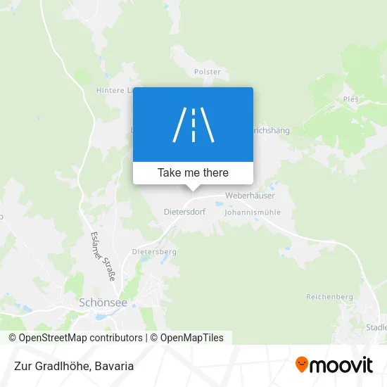 Карта Zur Gradlhöhe