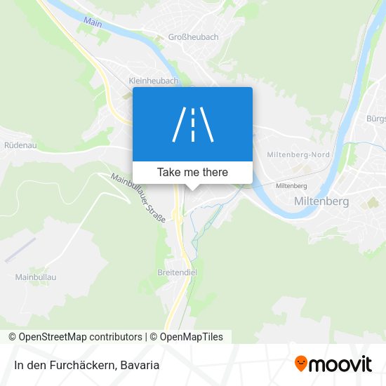 In den Furchäckern map