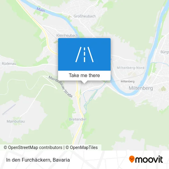 In den Furchäckern map