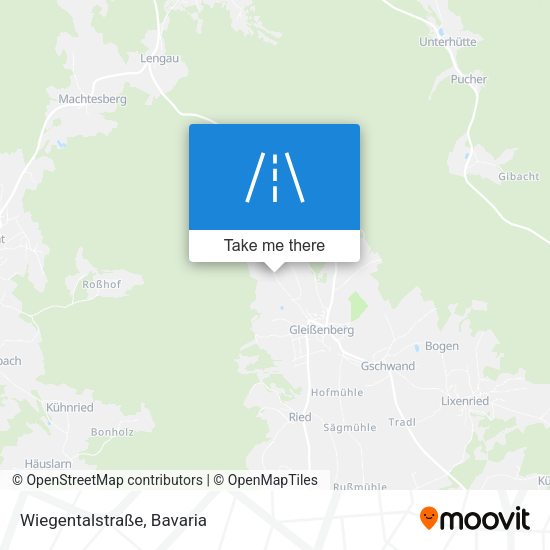 Wiegentalstraße map