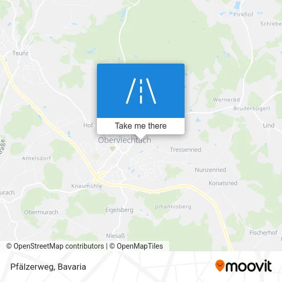 Карта Pfälzerweg
