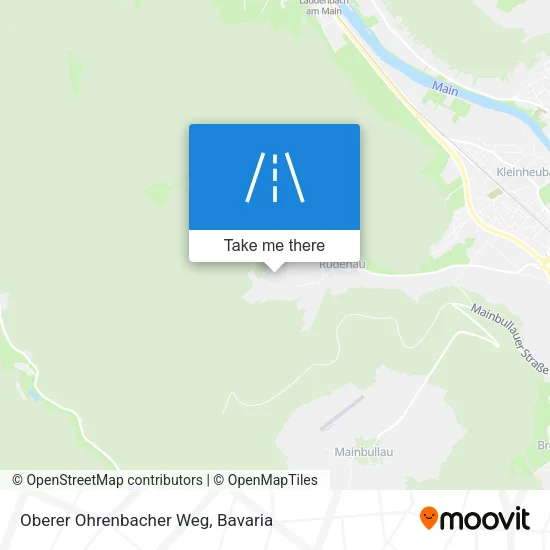 Oberer Ohrenbacher Weg map