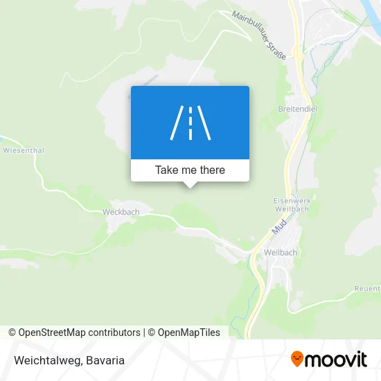 Weichtalweg map
