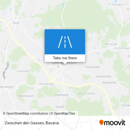 Карта Zwischen den Gassen
