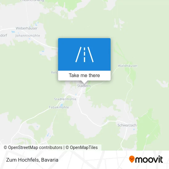 Карта Zum Hochfels