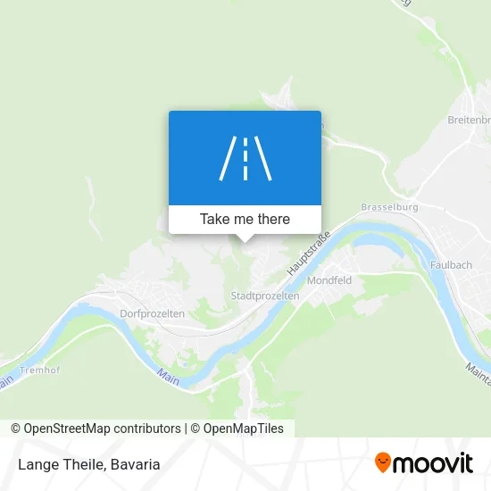 Lange Theile map