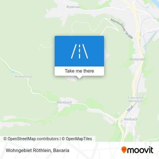 Wohngebiet Röthlein map