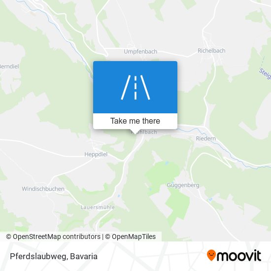 Pferdslaubweg map