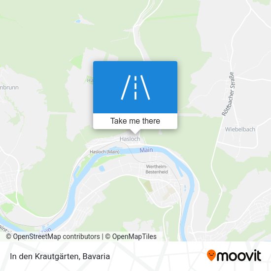 In den Krautgärten map