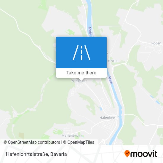 Hafenlohrtalstraße map