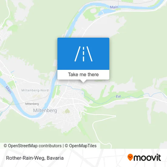 Карта Rother-Rain-Weg