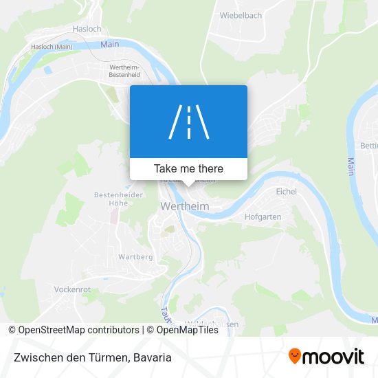 Zwischen den Türmen map