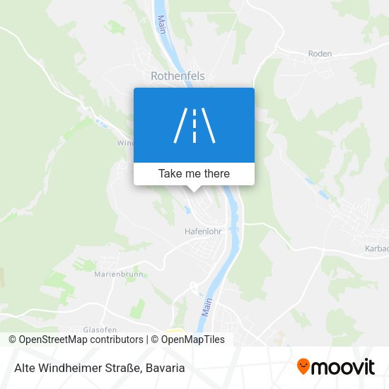 Alte Windheimer Straße map