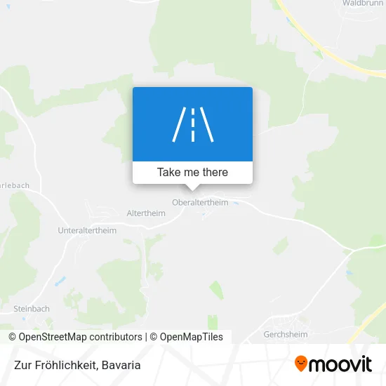 Карта Zur Fröhlichkeit