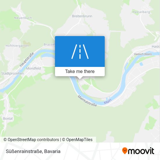 Süßenrainstraße map