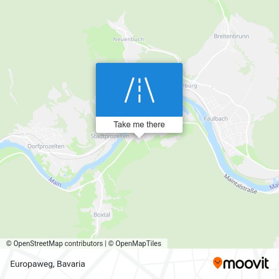 Карта Europaweg