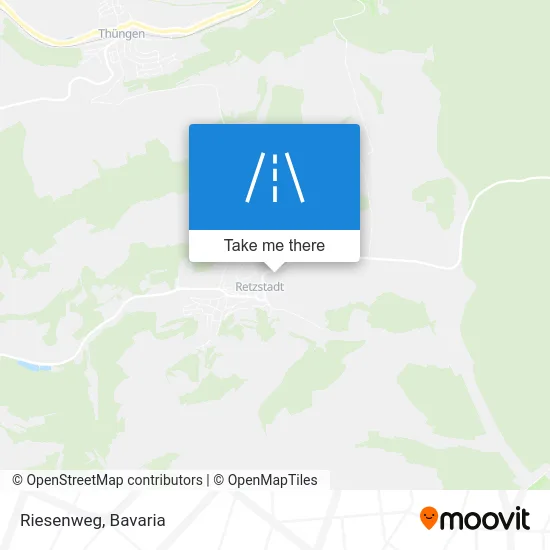 Riesenweg map