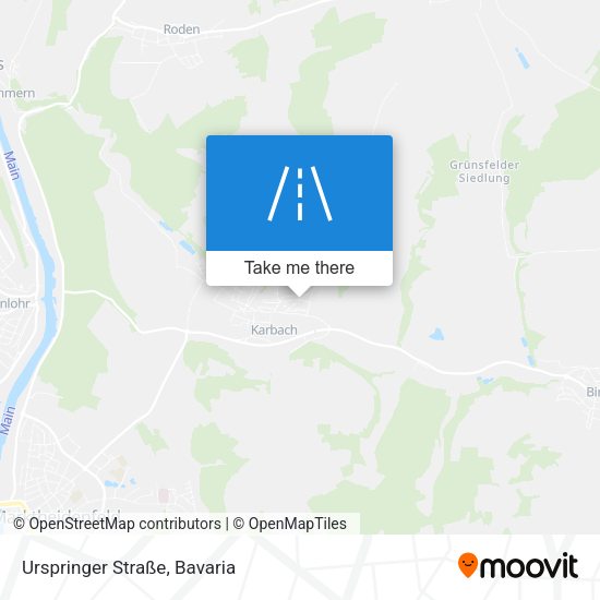 Urspringer Straße map