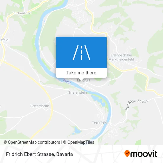 Карта Fridrich Ebert Strasse