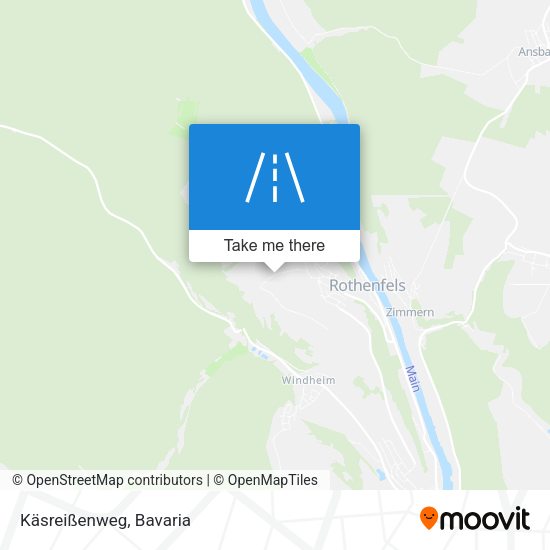Käsreißenweg map