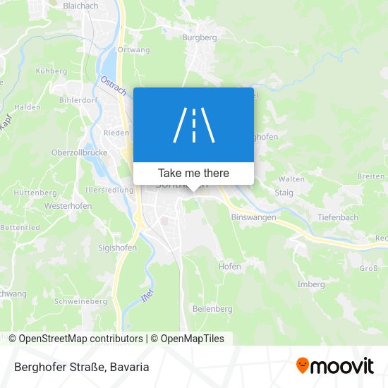 Berghofer Straße map