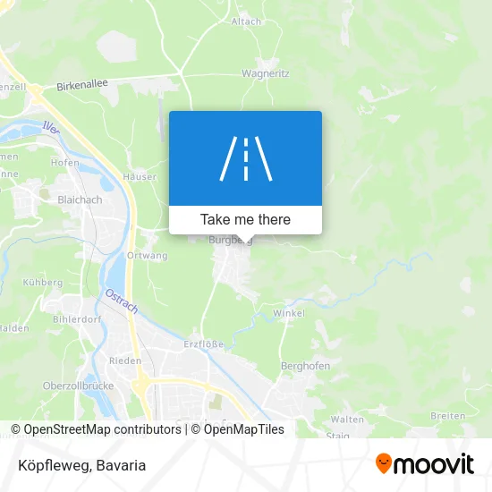 Карта Köpfleweg