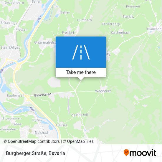 Burgberger Straße map