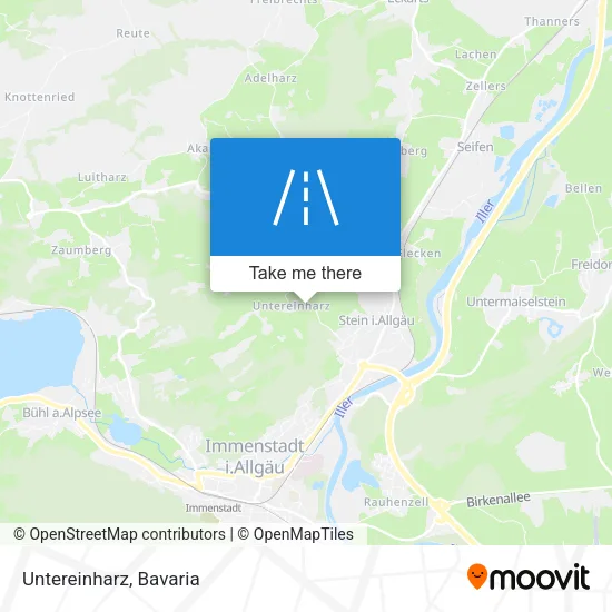 Карта Untereinharz