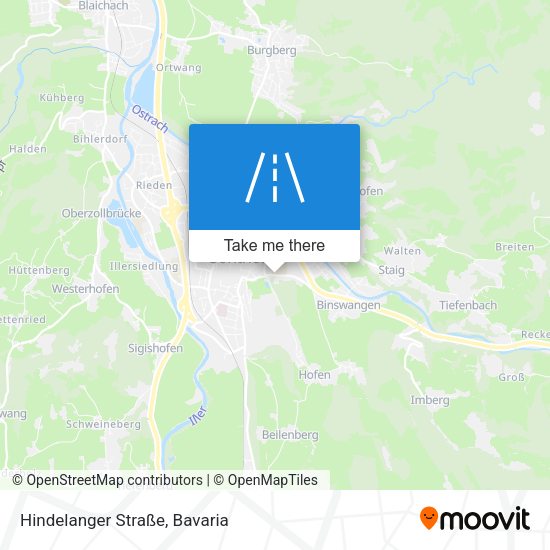 Hindelanger Straße map