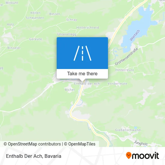 Карта Enthalb Der Ach