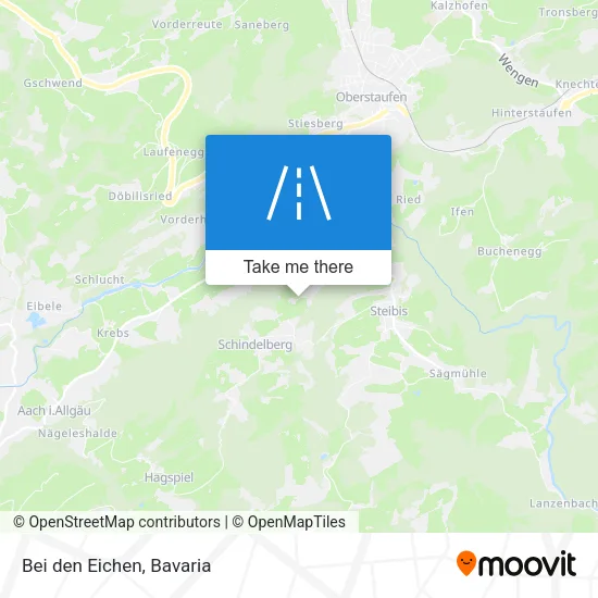 Карта Bei den Eichen