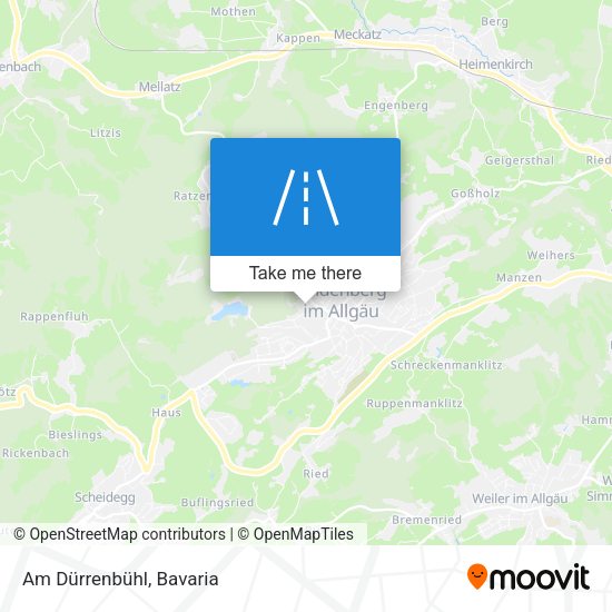 Am Dürrenbühl map