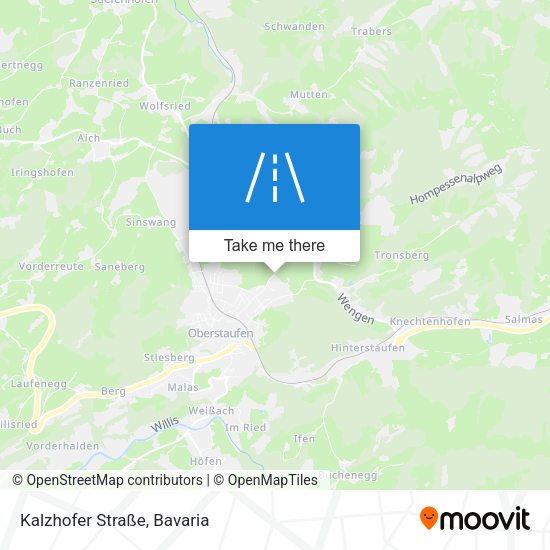 Kalzhofer Straße map