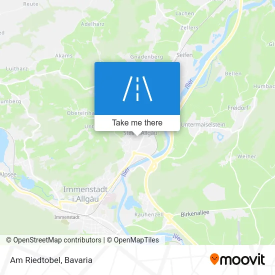 Карта Am Riedtobel