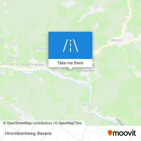 Hirschbachweg map